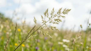 Blütenstand eines Wiesengrases im Frühling – typische Gräserblüte als Pollenquelle bei Gräserpollenallergie